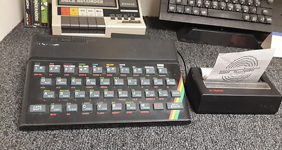 ZX Spectrum (באדיבות המוזיאון לתולדות המחשב האישי בישראל) (באדיבות המוזיאון לתולדות המחשב האישי בישראל)