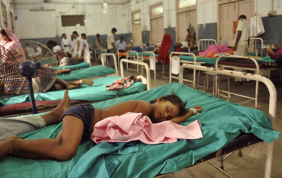 מספר רב של ילדים עדיין מאושפזים בבית החולים. פטנה (צילום: AP) (צילום: AP)