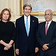 Livni, Kerry, Erekat
