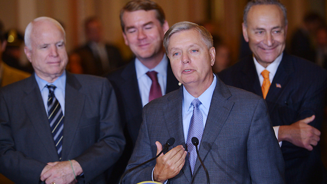 Lindsey Graham got it right: We need to take action to make something good happen (Photo: AFP) (Photo: AFP)