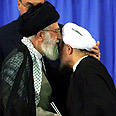 Ayatollah Ali Khamenei with Hassan Rohani