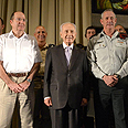 Ya'alon, Peres, Gantz in award ceremony