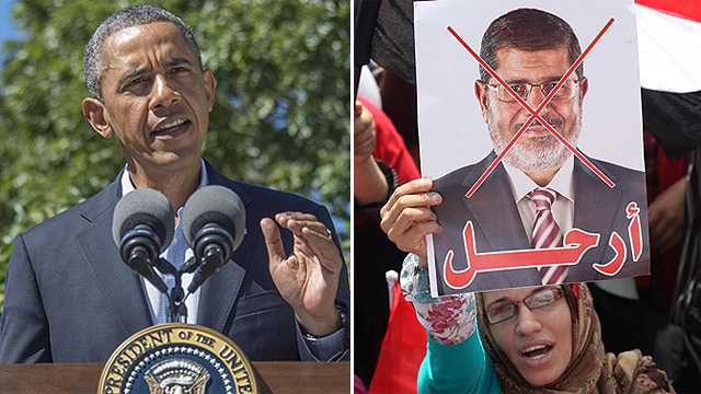 גם אובמה לא שש לנתק יחסים עם מצרים (צילום: AFP, EPA) (צילום: AFP, EPA)