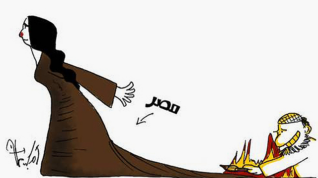 "האיסלאמיסטים מבעירים אש במצרים. "אל-ווטן" המצרי ()