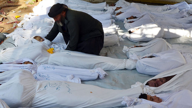 Victims of Aug. 21 gas attack (Photo:Reuters)