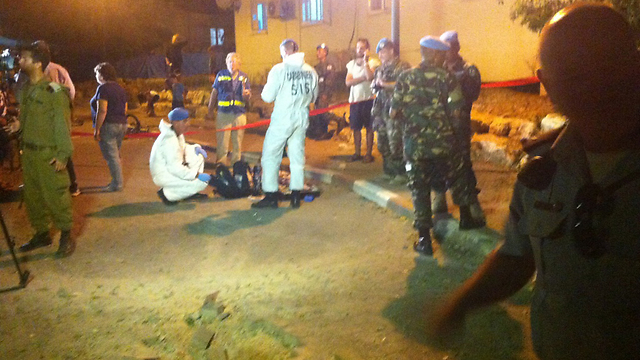 UN troops in Gesher HaZiv (Photo: Shlomo Abramovich)