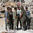 Troops in Damascus