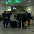 Russian citizens before departing Latakia
