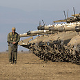 IDF tanks on Syrian border