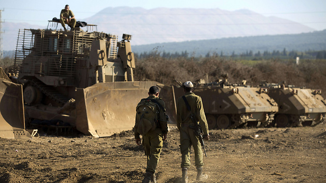 IDF in Golan (Photo: AFP)