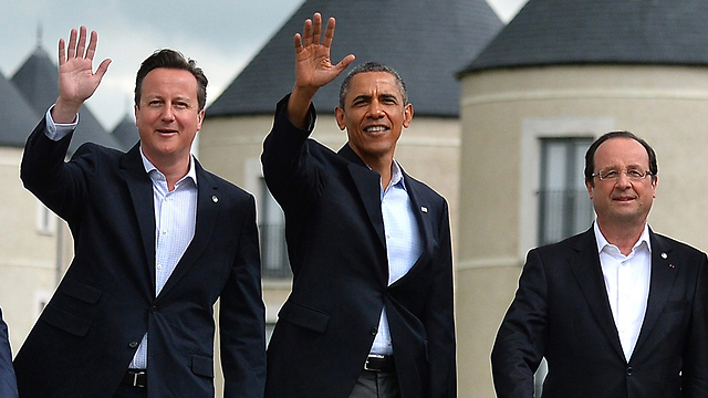 David Cameron, Barack Obama, and Francois Hollande (Photo: AFP)