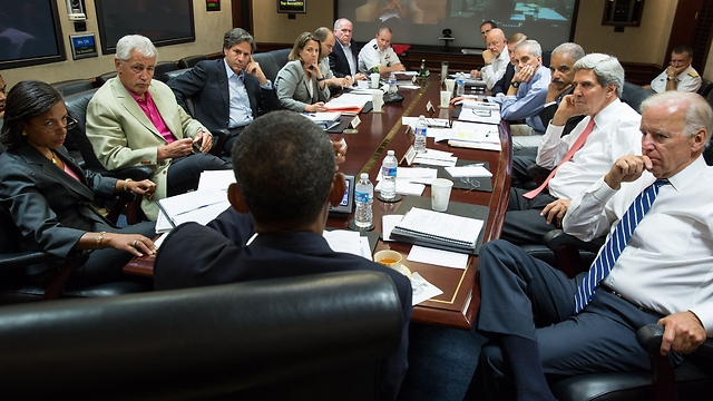 Obama with national security team (Photo: AFP)