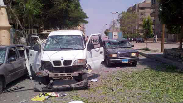 זירת הפיגוע בקהיר, אתמול ()