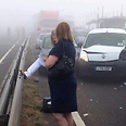 Thick fog at accident site