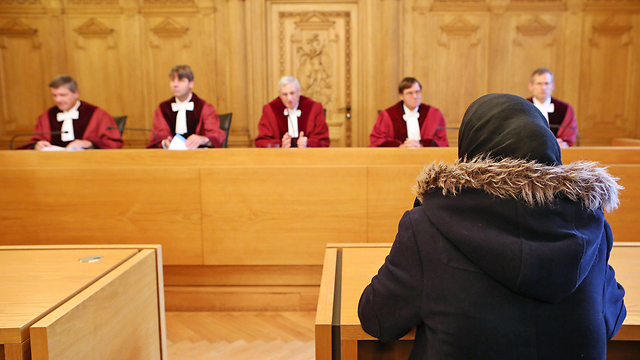 The girl in court (Photo: AFP)