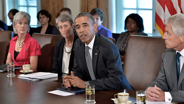 "אולי זה צעד ראשון לקראת סוף שפיכות הדמים". אובמה (צילום: AFP) (צילום: AFP)