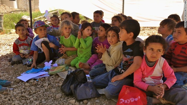 ילדים סורים במחנה פליטים בלבנון. (צילום: CNN) (צילום: CNN)