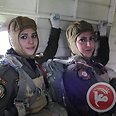First female Palestinian paratroopers