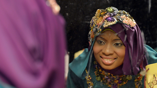 הכי יפה בעולם (המוסלמי). אובביי עיישה אג'יבולה מניגריה (צילום: AFP) (צילום: AFP)