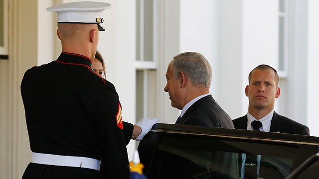 Netanyahu at the White House (Photo: Reuters)  (Photo: Reuters)