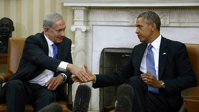 Obama and Netanyahu meeting at the White House last year. (Photo: AP) (Photo: AP)