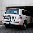 UN vehicle in Syria 