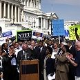 Federal workers protest in Capitol