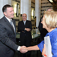 Edelstein with Italian FM Emma Bonino
