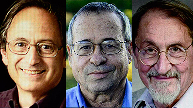 שלושת הזוכים בפרס נובל בכימיה              (צילום: רויטרס) (צילום: רויטרס)
