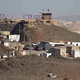 Area in Golan where shells landed