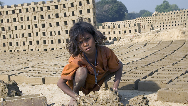 עבדות במפעל לבנים בהודו (צילום: קיי צ'רנוש, מחלקת המדינה האמריקנית) (צילום: קיי צ'רנוש, מחלקת המדינה האמריקנית)