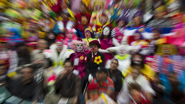 כינוס הליצנים הבינלאומי (צילום: AFP) (צילום: AFP)