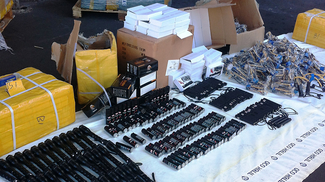 The smuggled weapons (Photo: Tax Authority Spokesperson) (Photo: Tax Authority Spokesperson)