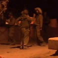 IDF soldiers near Gaza border Thursday night