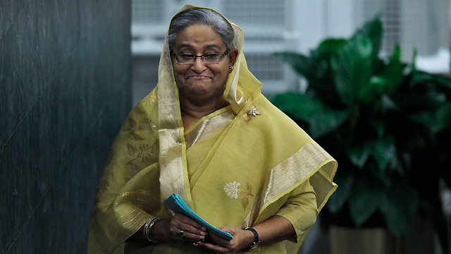 דחתה את הטענה שהמשפטים היו מוטים. ראשת ממשלת בנגלדש שייח חסינה (צילום: רויטרס) (צילום: רויטרס)