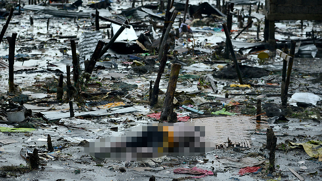 ההרס אחרי הטייפון "הייאן" (צילום: AFP) (צילום: AFP)