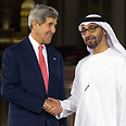 Kerry with counterpart in Abu Dhabi