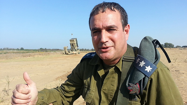 Active Protection System commanding officer Col. Arik Haimovich. (Photo: Roee Idan)