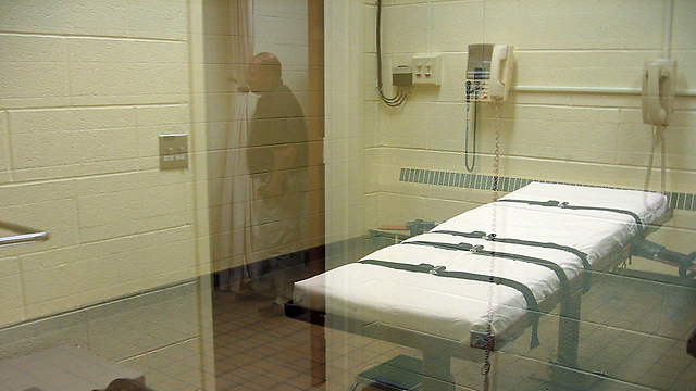 חדר הוצאה להורג בזריקת רעל באוהיו (צילום: AFP) (צילום: AFP)
