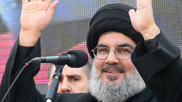 Hezbollah Secretary General Hassan Nasrallah giving a speech. (Photo: AFP) (Photo: AFP)