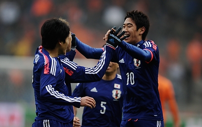 קייסוקה הונדה, מכוכבי נבחרת יפן (צילום: גטי אימג'ס) (צילום: גטי אימג'ס)