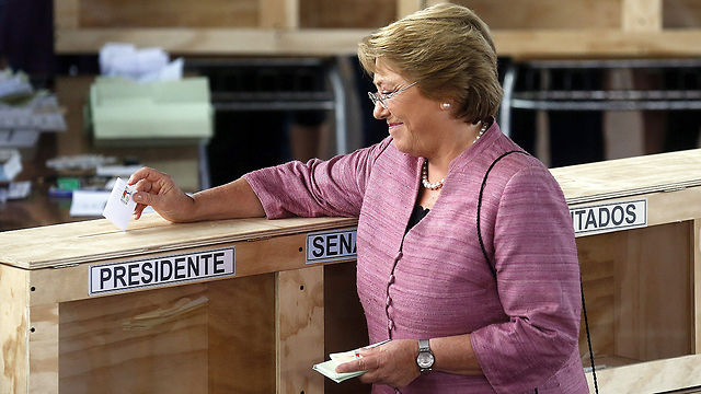 נשיאת צ'ילה, מישל בצ'לט (צילום: EPA) (צילום: EPA)