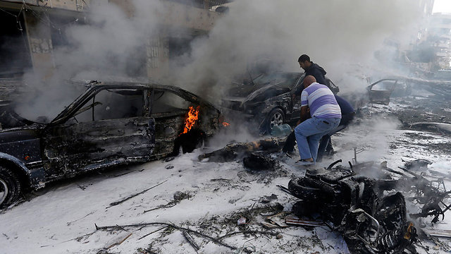 The scene of the explosion in Beirut (Photo: AP) (Photo: AP)