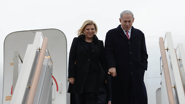 Prime Minister Benjamin Netanyahub and his wife Sara (Photo: Kobi Gideon, GPO)