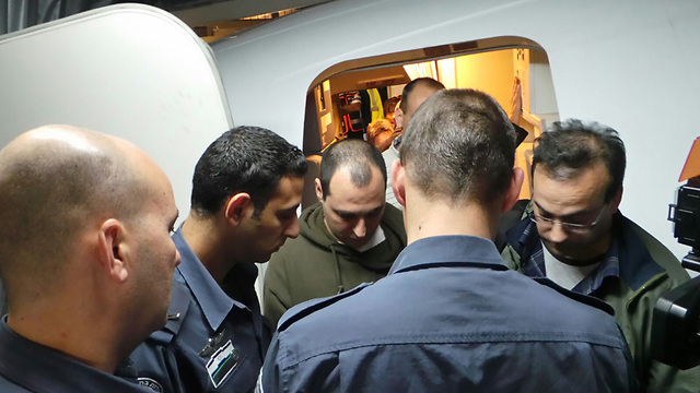 Ben-Ivgi arrives in Israel (Photo: Police Spokesperson)