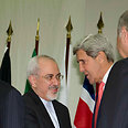 Iran's FM Zarif with US Secretary of State Kerry