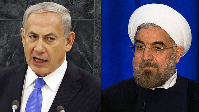 Netanyahu vs. Rohani (Photo: AP)