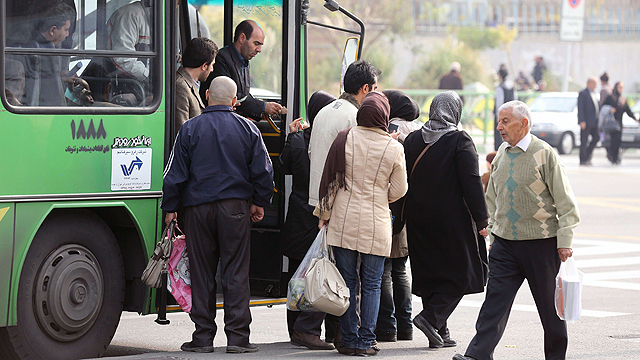 A Tehran bus (Photo: AFP)