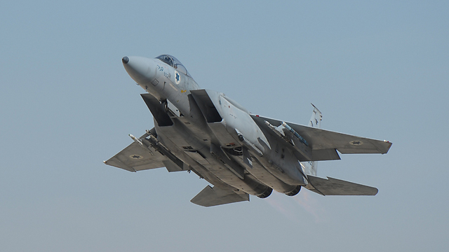 IDF fighter jet during a Blue Flag exercise (Photo: Roee Idan)