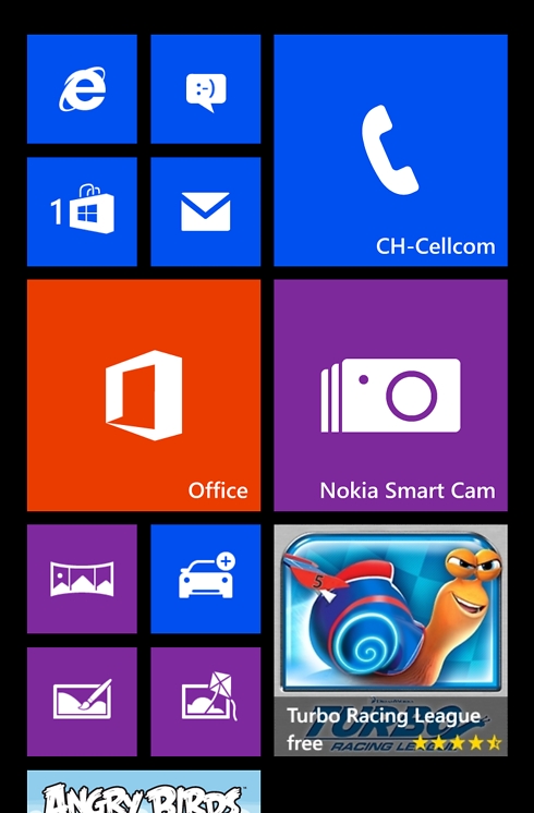 מערכת האריחים של Windows Phone 8 ()